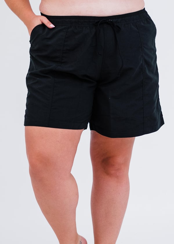 Above The Knee Board Shorts - Black
