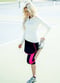 2 in 1 Above Knee Sport Skirt with Attached Leggings
