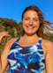 Maya Tankini Swim Top - Navy Wave